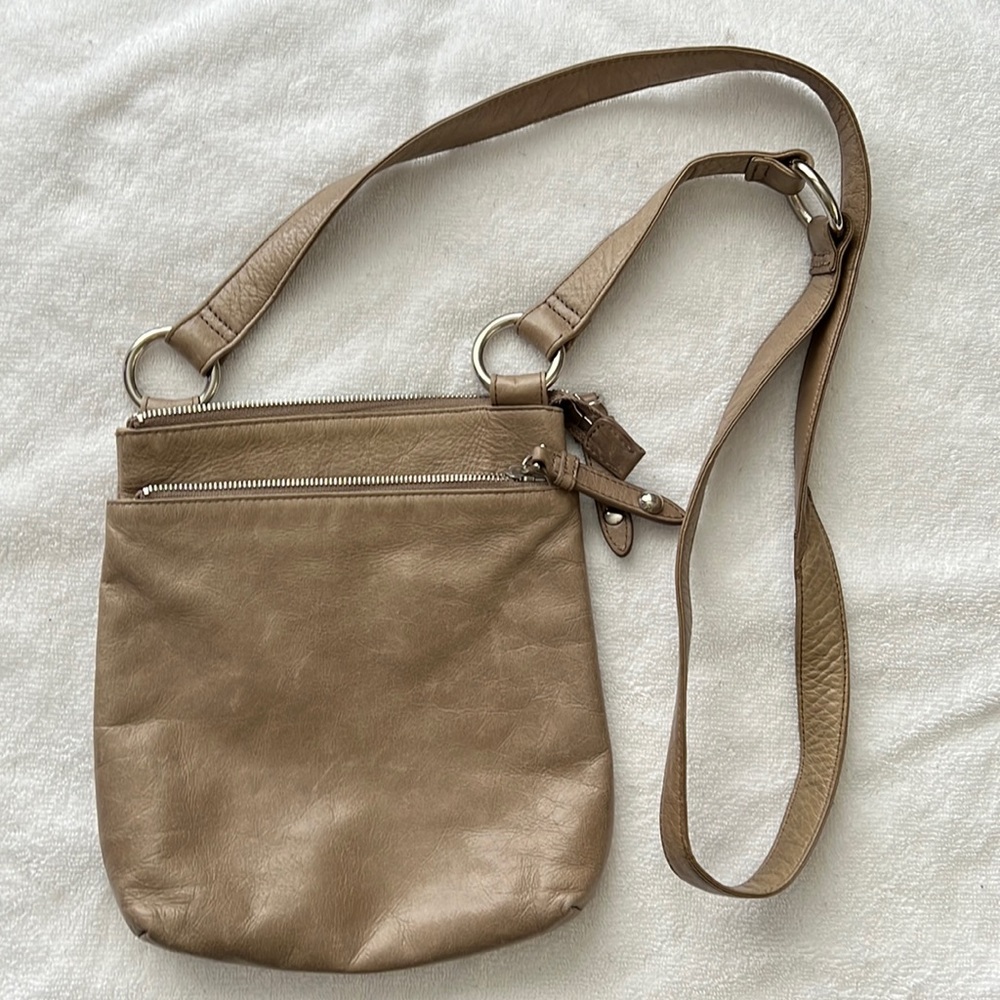 HOBO crossbody leather bag